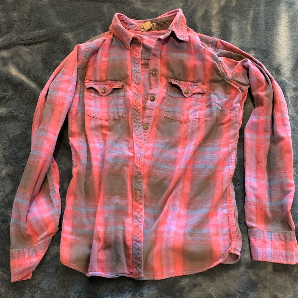 Eddie Bauer Classic Fit Womens Flannel Size Small
